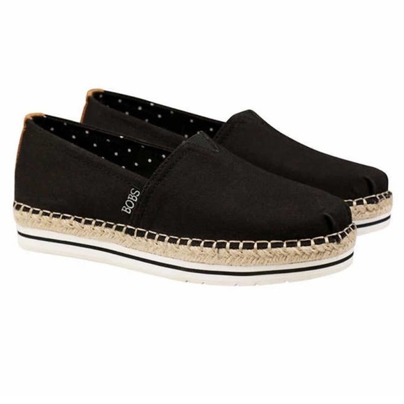 Skechers Shoes - Skechers Bobs Breeze Women's Espadrille Canvas Slip On Shoes 9.5 Memory Foam NIB